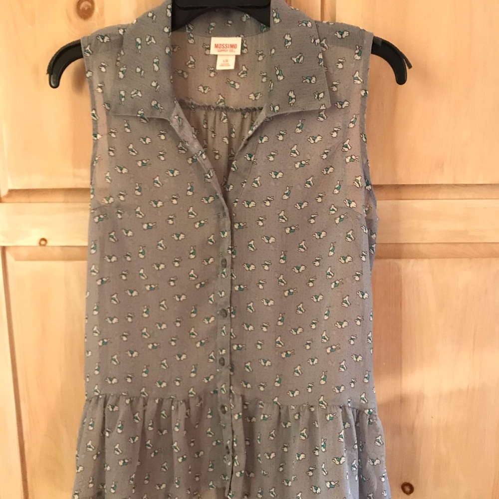 💥BUY 1 GET 1 FREE  Mossimo Small Rabbit Print Top